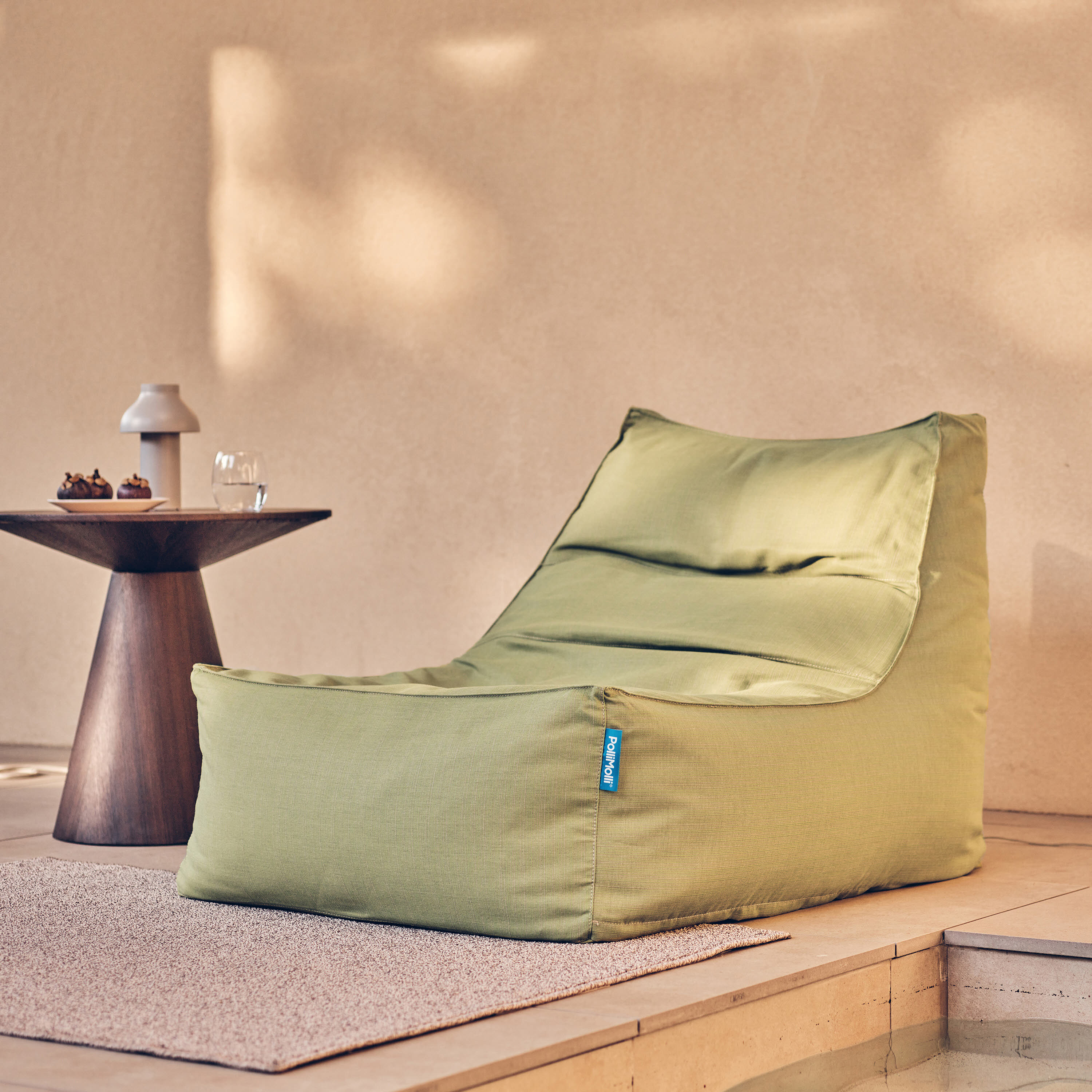 폴리몰리 607R 1인용 대형 빈백 소파 호텔 리조트, 몰디브 블루 (메시속커버,선택안함)