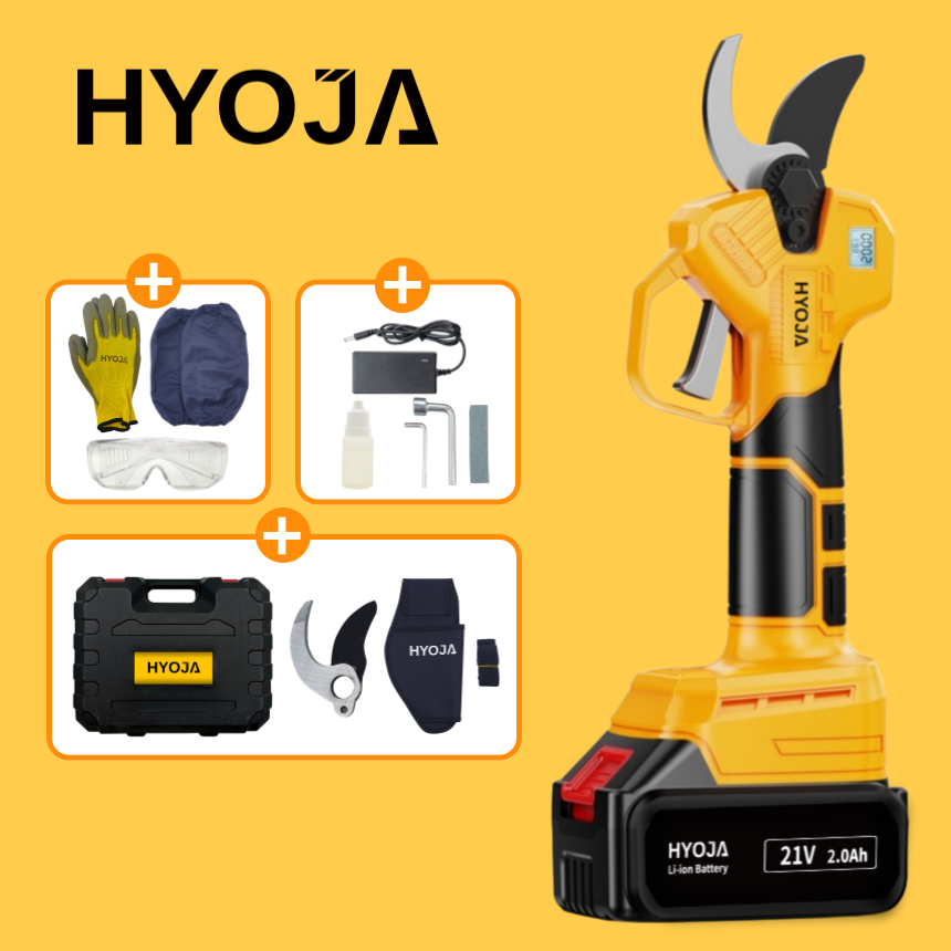 효자 충전 전동 전지가위 30mm 무선 전정 충전식 전기 고지 나무 가지치기