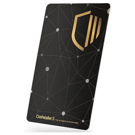 [CoolWallet][해외]콜드월렛 S 암호화 하드웨어 지갑 암호화 스타일리시한 보호 블루투스 무선 암호화폐 콜드 스토리지