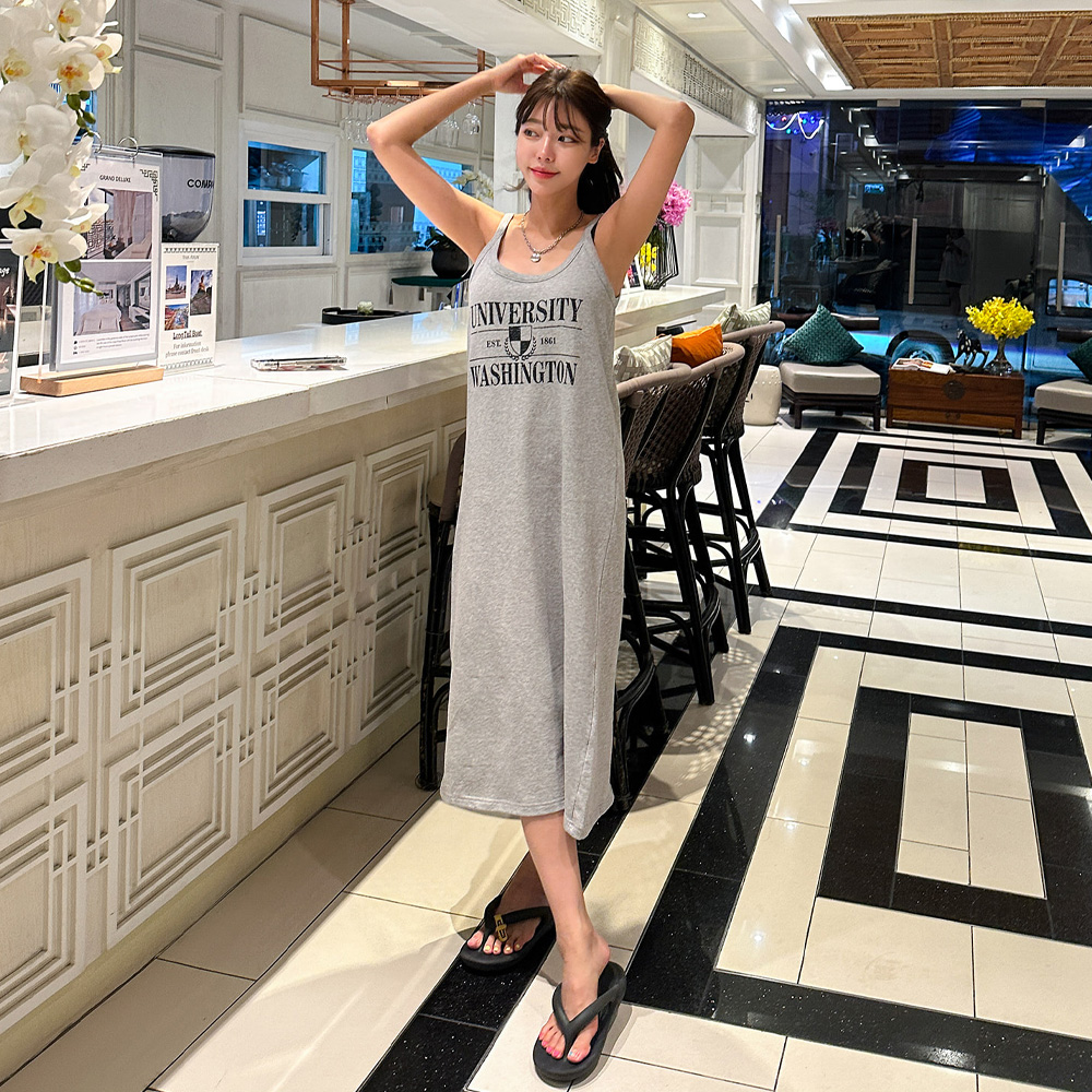 유니버 꾸안꾸 롱 원피스 / 데일리 해외여행 여름원피스 비치원피스 바캉스 휴양지 여행룩