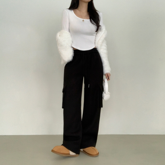 볼디즈 바스락 카고 포켓 핀치 와이드+조거 2way나일론 트레이닝 팬츠 봄 바지 상세 이미지 52