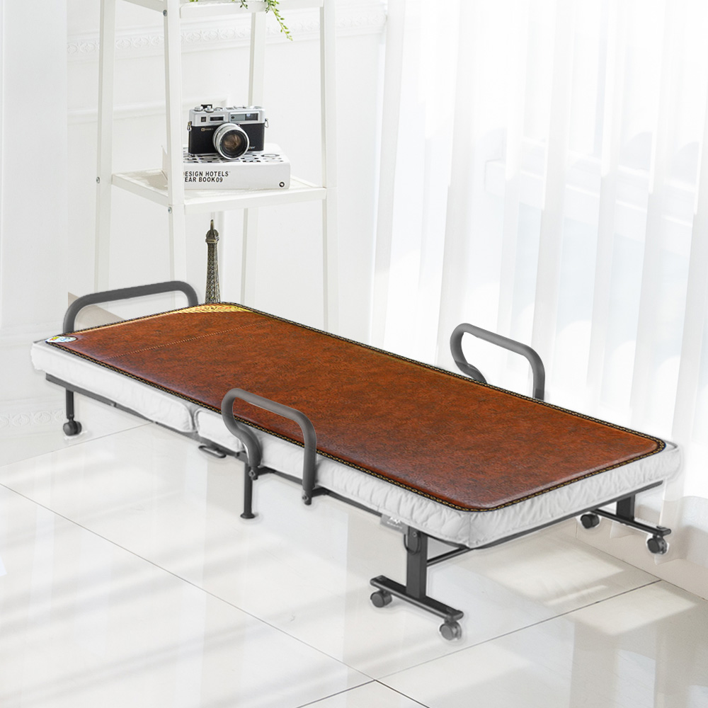 3H 한일온열기 그래핀 탄소 카본 방수원단 병원용 침대 온열 전기장판 캠핑 차박-브라운 미니전기매트 70x180 제품 이미지