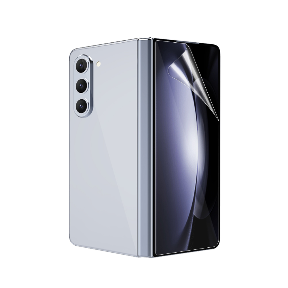 크리스탈터치 갤럭시 Z폴드 제로핏 풀커버 외부 전면 액정보호필름 갤럭시Z 폴드5, 3매입 - 상세 이미지 2