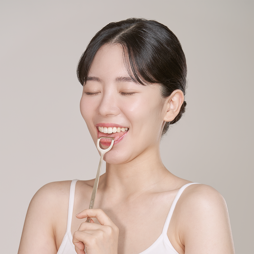 거창유기 방짜 궁극 혀클리너 백태 설태 살균 제거 파우치증정 각인가능 영구사용 - 상세 이미지 4