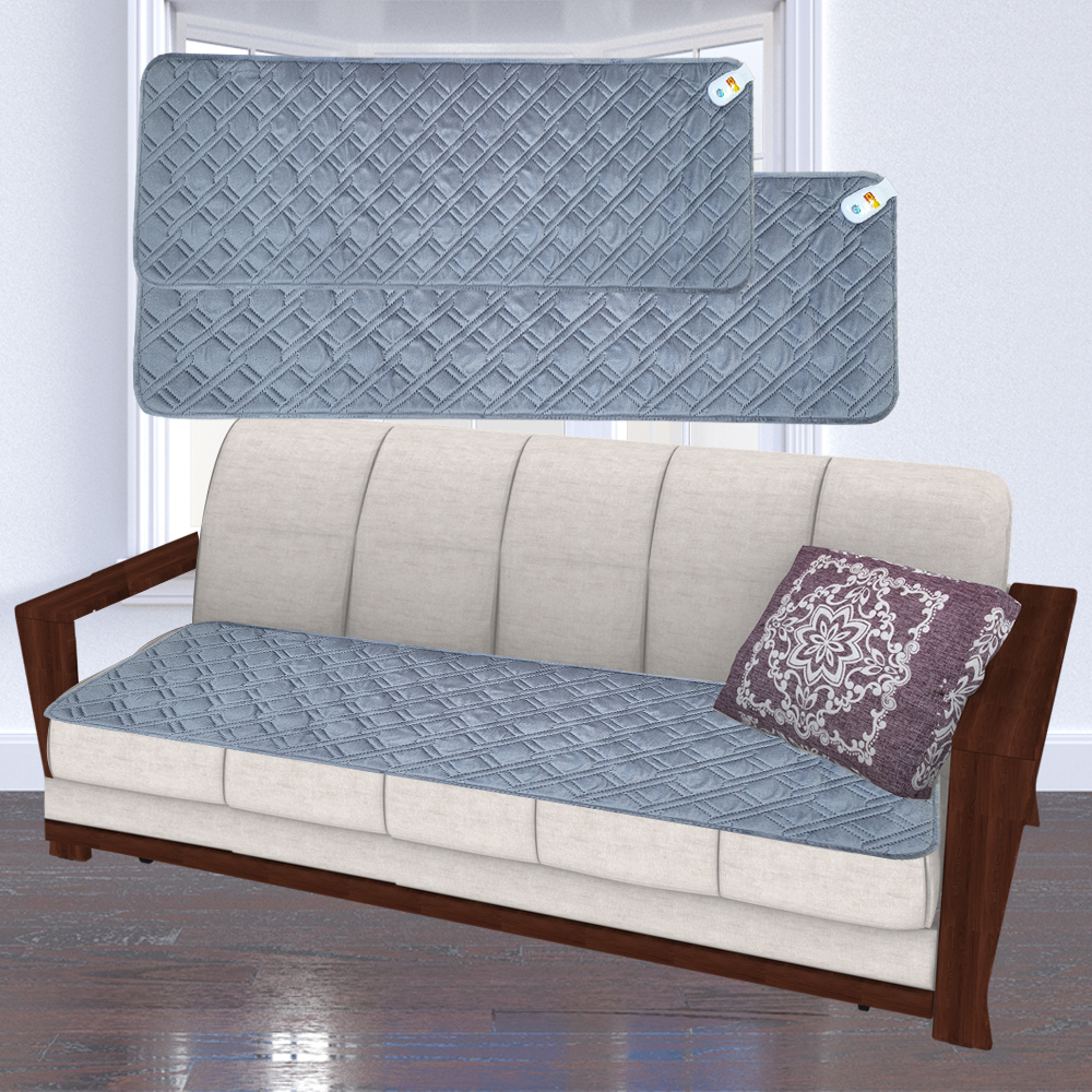 3H 한일온열기 탄소매트 쇼파용 전기 쇼파 소파 방석 온열 매트 장판 카본 전자파차단 엉뜨 3인용 50x140 그레이