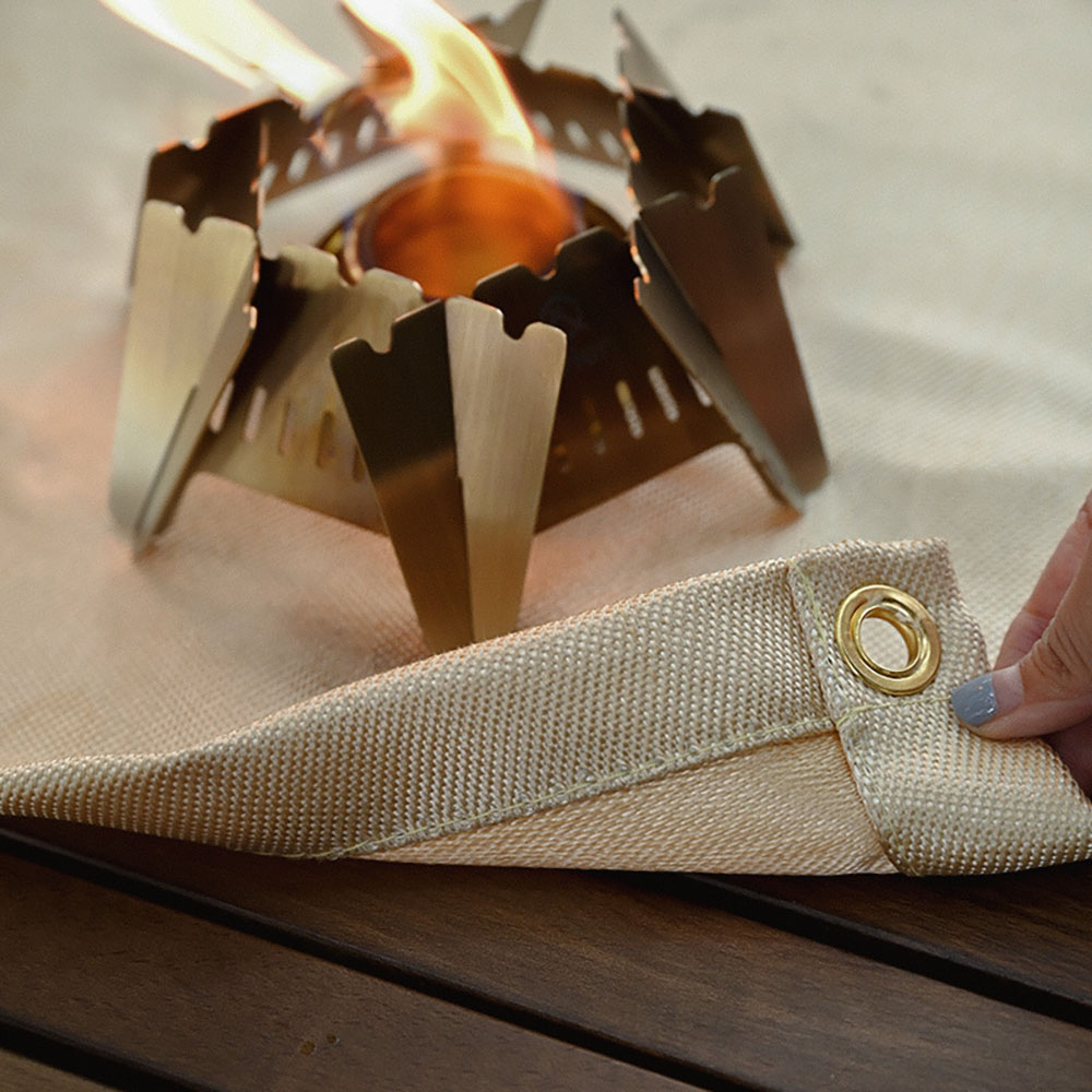 방염매트 방염포 화목난로 화로대 캠핑 난로 화로 매트 S