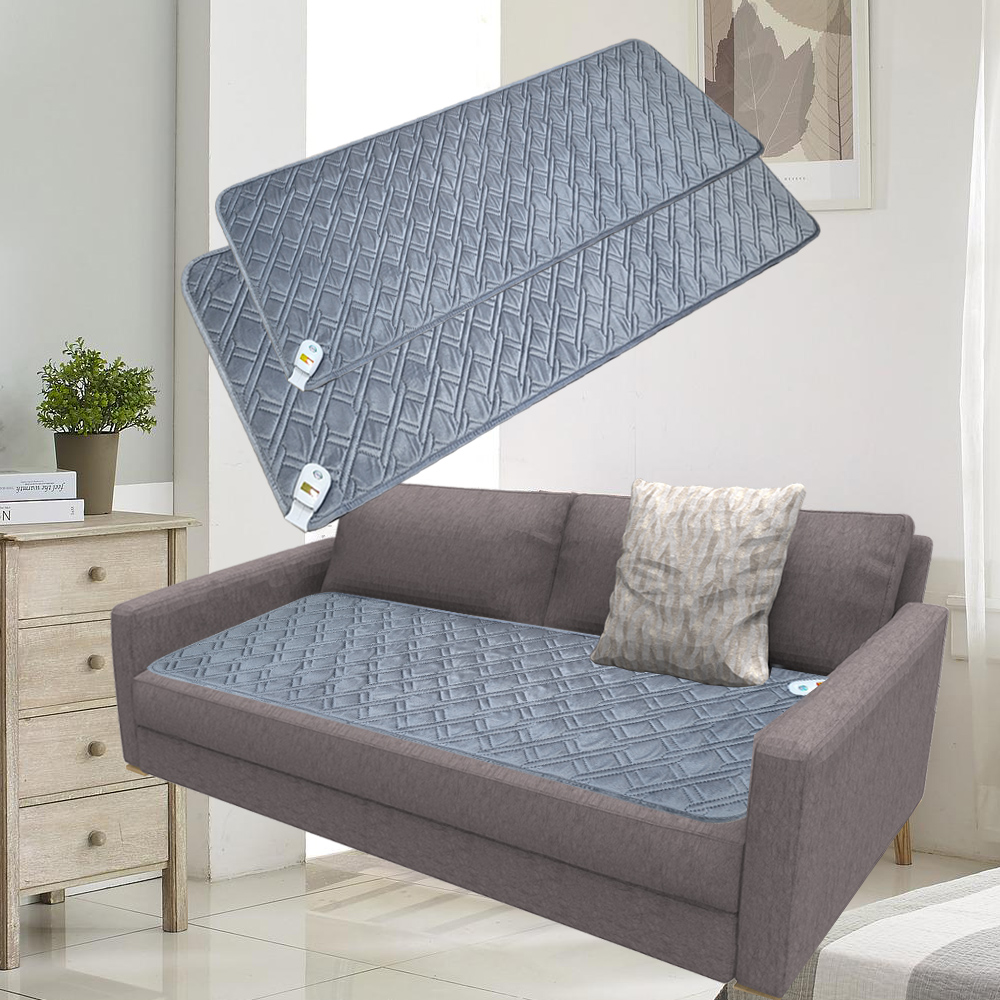 3H 한일온열기 탄소매트 쇼파용 전기 쇼파 소파 방석 온열 매트 장판 카본 전자파차단 엉뜨 3인용 50x140 그레이