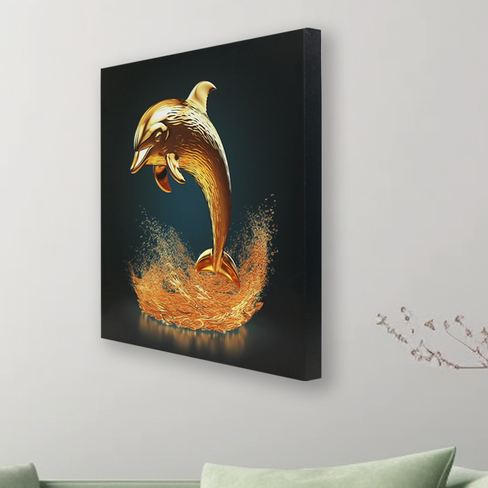 반짝 고래 80X80cm 캔버스액자 고래그림 - 상세 이미지 5