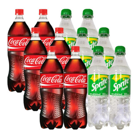 코카콜라 업소용 500ml 6입+스프라이트 업소용 500ml 6입