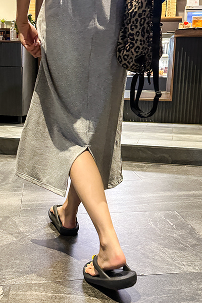 [M, L 데일리 원피스] 유니버 꾸안꾸 롱 원피스 비치웨어 이미지 3