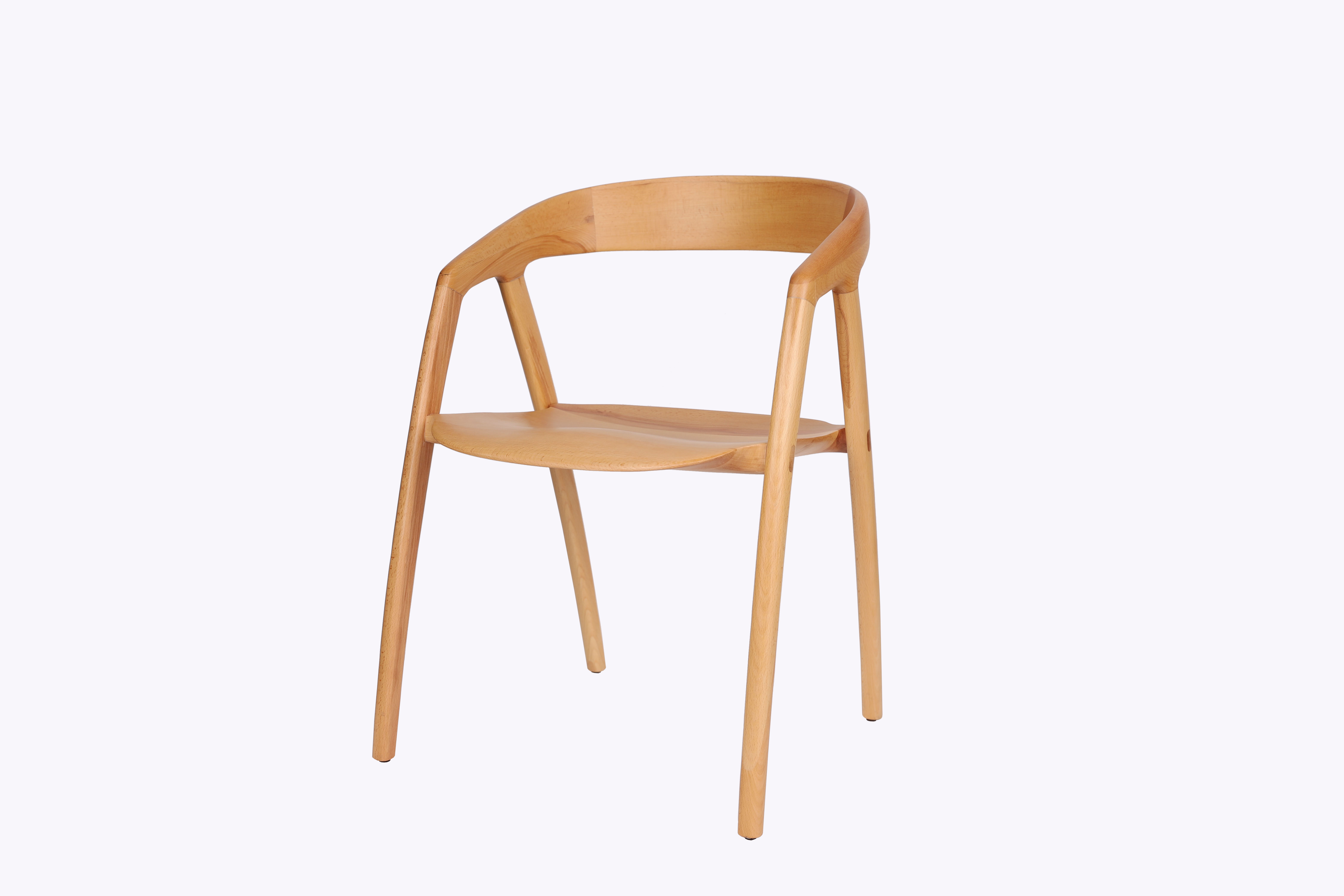 [우드/식탁용] 원목 사이드 체어 Y3-25 - Natural, Walnut