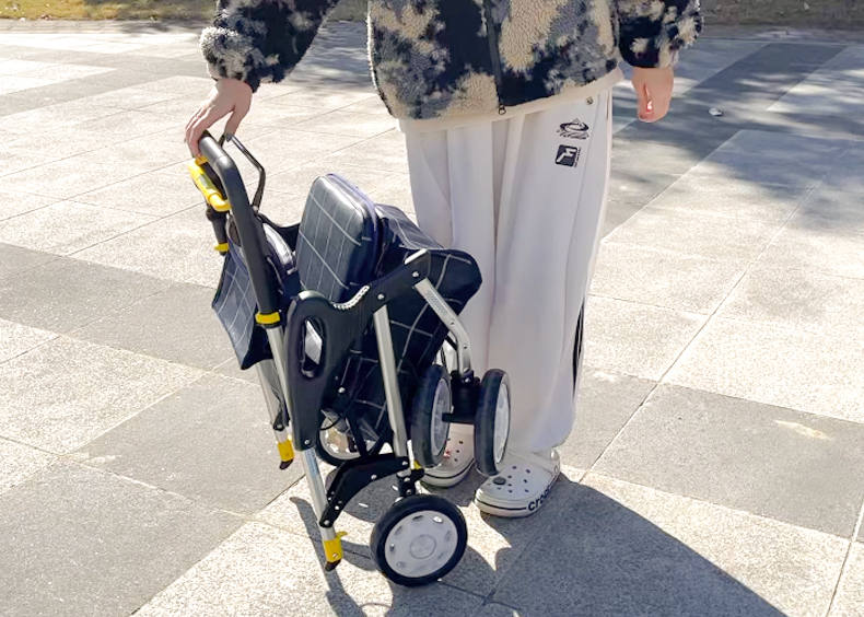웰비 노인보행기 실버카 할머니유모차 WB-280 이미지 7