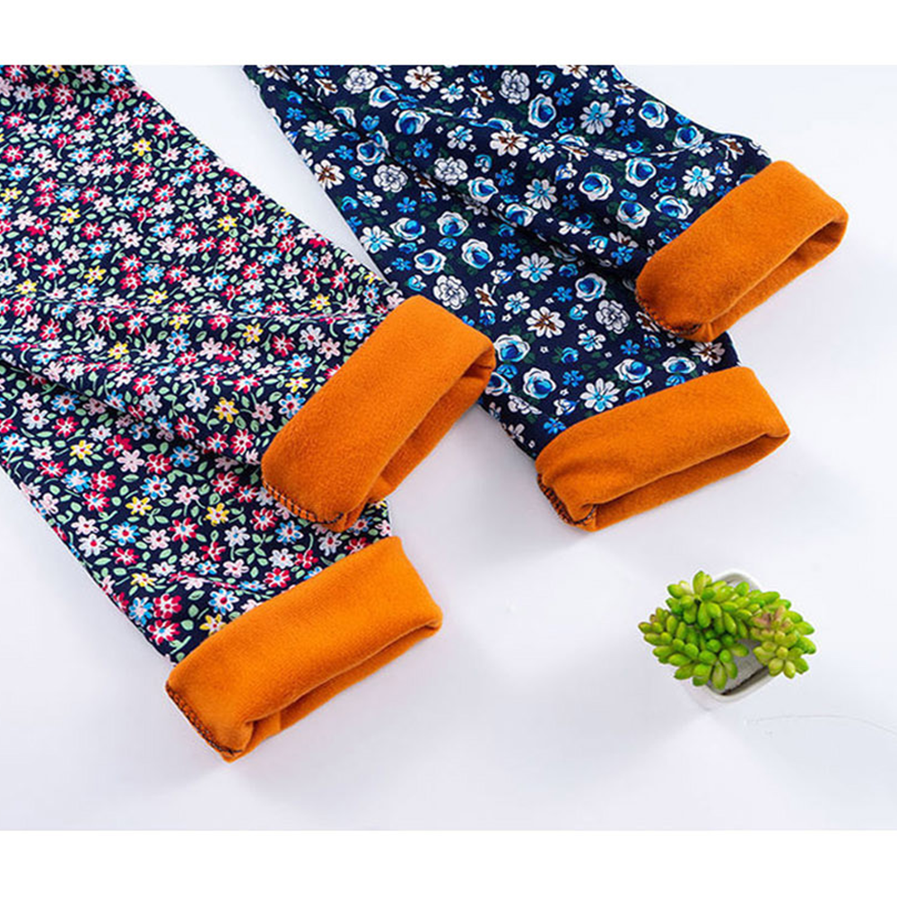 어르신바지 기모 할머니 꽃무늬 겨울 작업복 몸빼 바지 - 상세 이미지 5