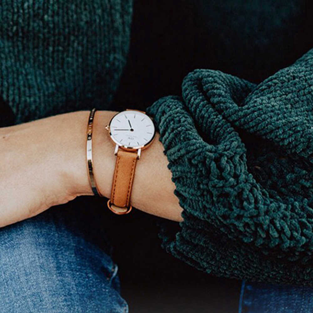 다니엘 웰링턴 PETITE DURHAM DW시계 가죽밴드 패션워치