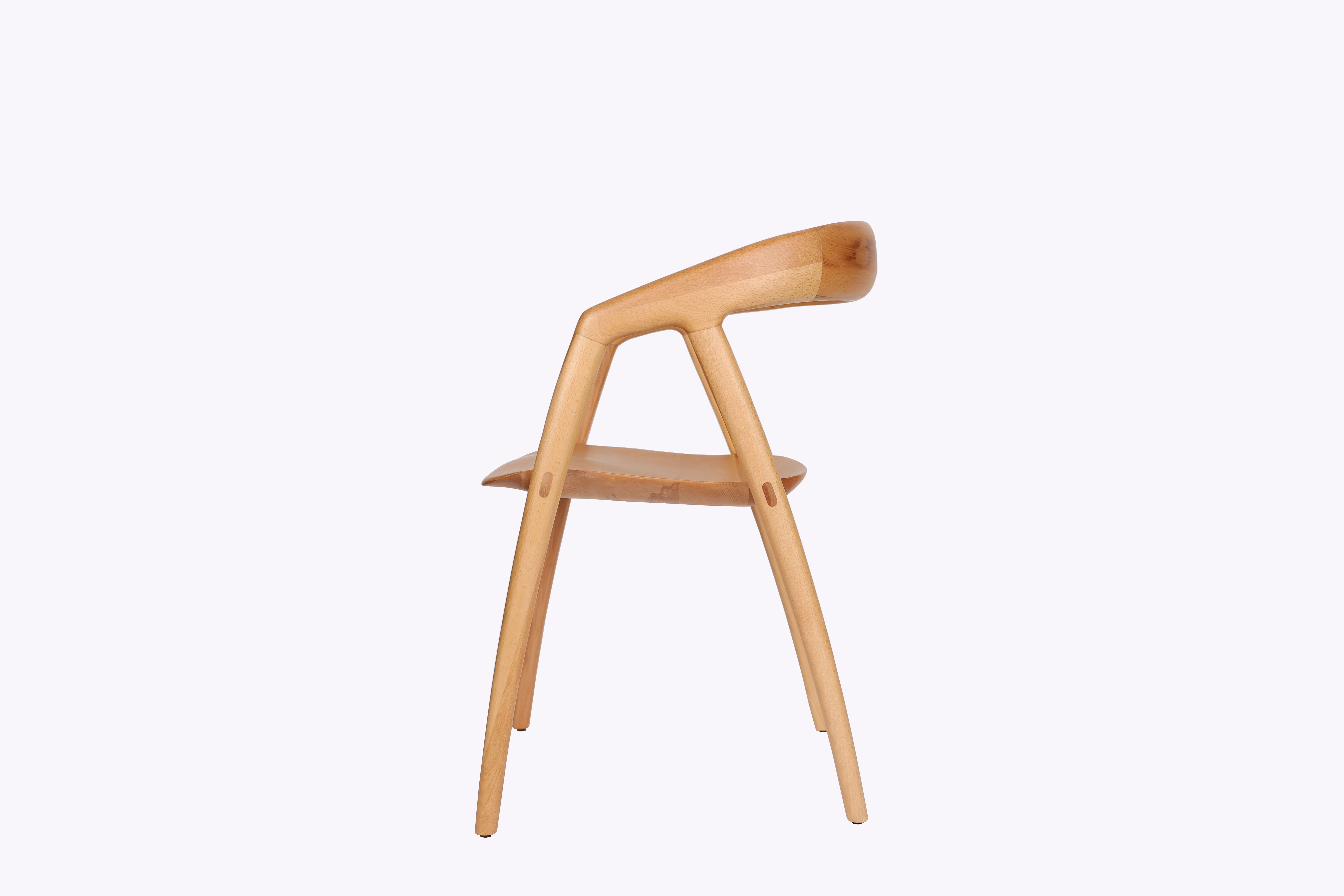 [우드/식탁용] 원목 사이드 체어 Y3-25 - Natural, Walnut