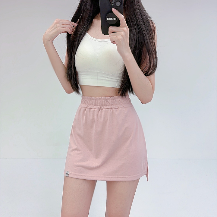 로라벨 델루나 레깅스 힙커버 치마레깅스 커버업 엉덩이가리개 랩스커트 빅사이즈 힙스커트 이미지 3