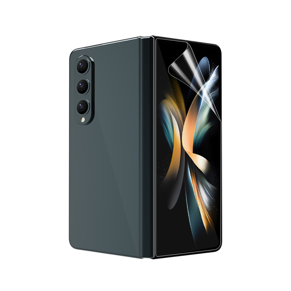 크리스탈터치 갤럭시 Z폴드 제로핏 풀커버 외부 전면 액정보호필름 갤럭시Z 폴드4, 3매입 - 상품 이미지