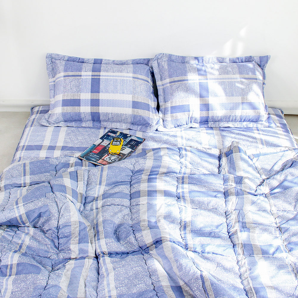 아르떼베딩 요차렵세트 손님용/기숙사용/펜션용 사계절 요 침구 풀세트 로이 그레이 싱글