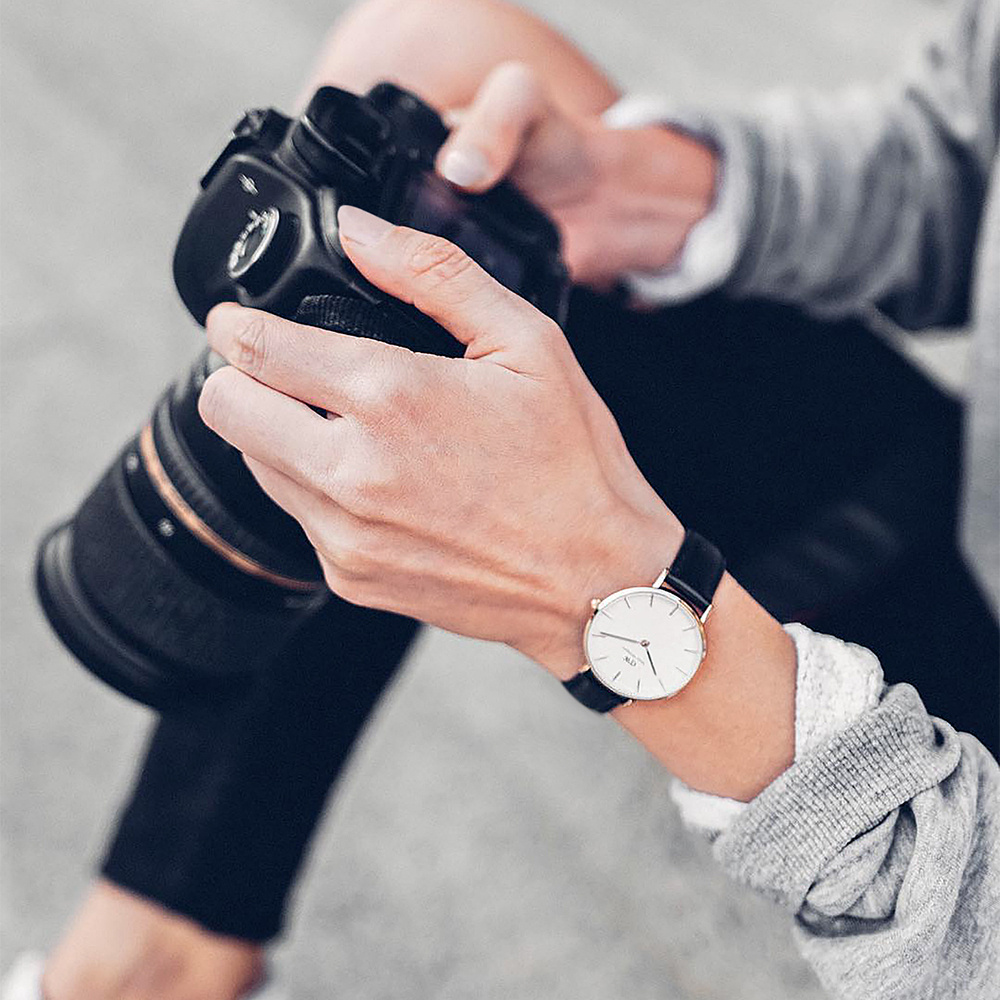 다니엘 웰링턴 PETITE SHEFFIELD DW 가죽시계 레더워치