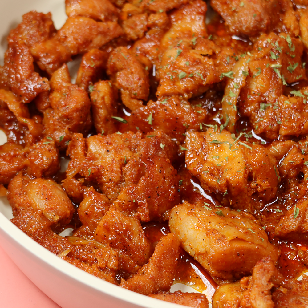 미세계 닭갈비 부드러운 닭다리살 양념 닭갈비 밀키트 캠핑요리 500g