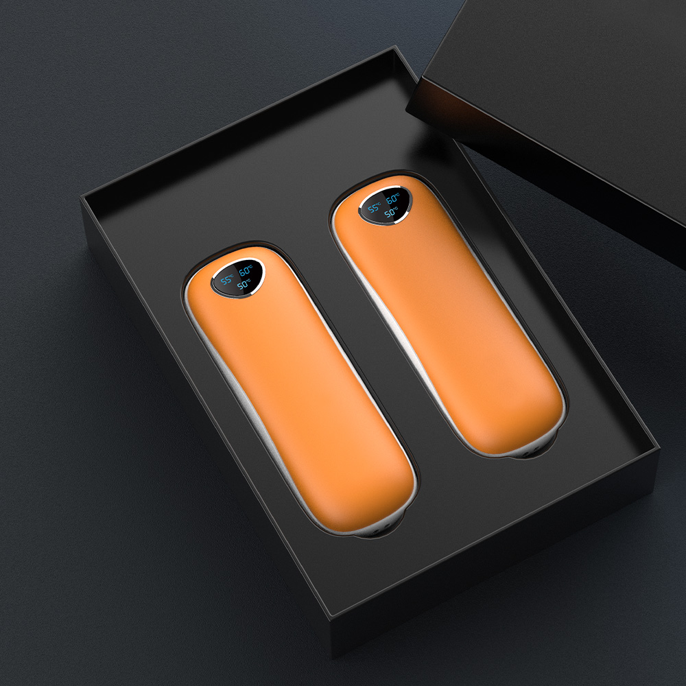 에디토 양손 충전식 손난로 보조배터리 트윈 USB 뜨거운 손날로 전기 핫팩 10000 - 상세 이미지 3