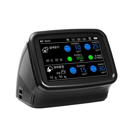 미세먼지 이산화탄소 측정기 에이오 플러스 휘발성유기화합물
