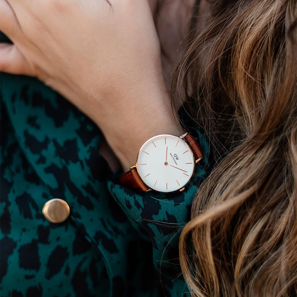 다니엘 웰링턴 PETITE ST MAWES 2컬러 DW 여성가죽시계 패션워치