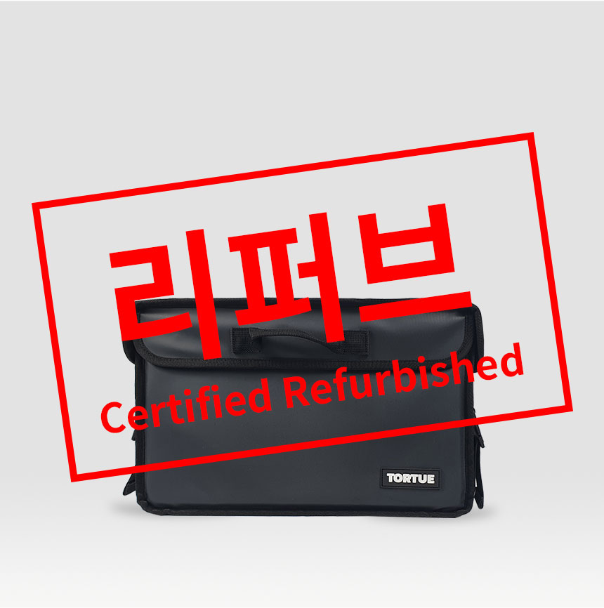 [리퍼브] TORTUE 토투 배달가방 버거가방 자석개폐형