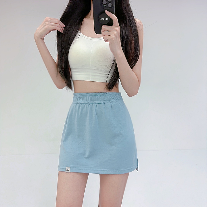 로라벨 델루나 레깅스 힙커버 치마레깅스 커버업 엉덩이가리개 랩스커트 빅사이즈 힙스커트 이미지 2