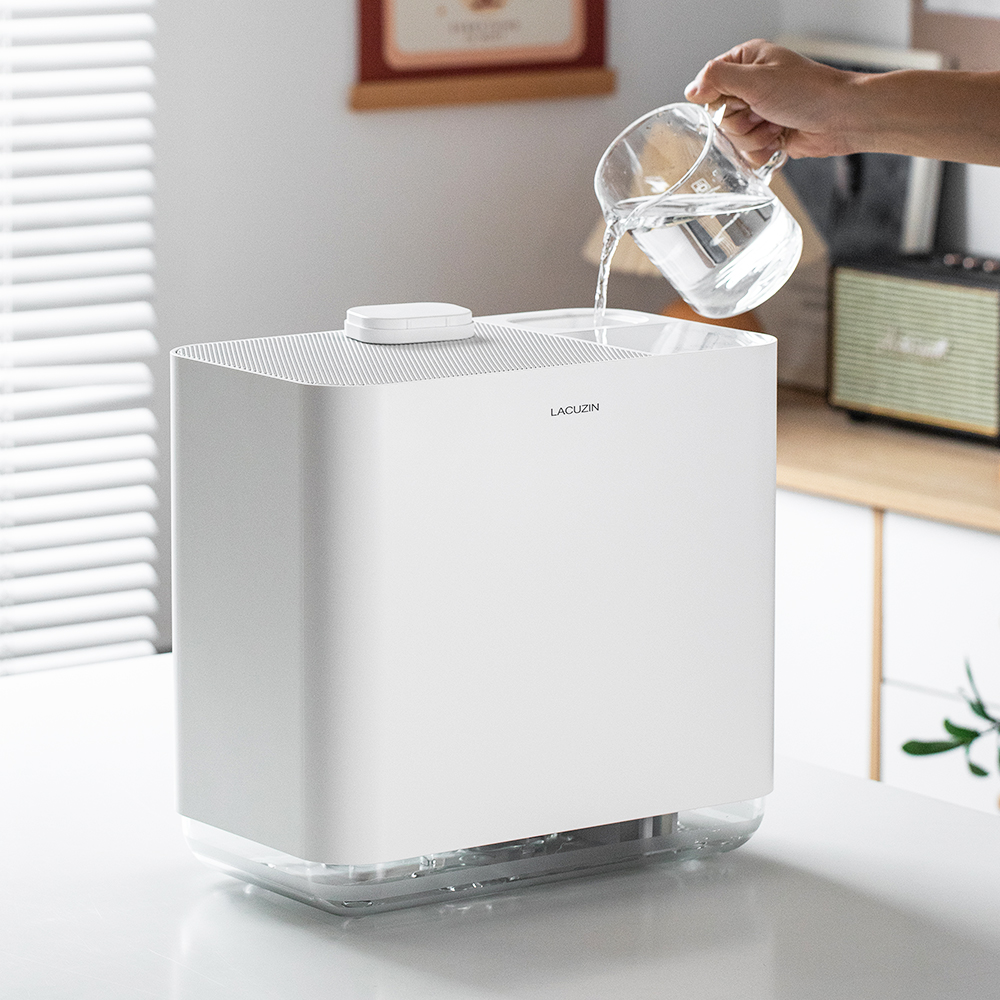 라쿠진 4세대 세균없는 자연 기화식 가습기 필터 자동건조 통세척 신생아 대용량 5L