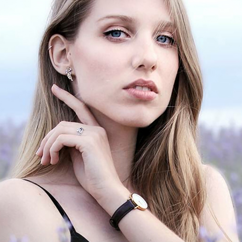 다니엘 웰링턴 PETITE SHEFFIELD DW 가죽시계 레더워치