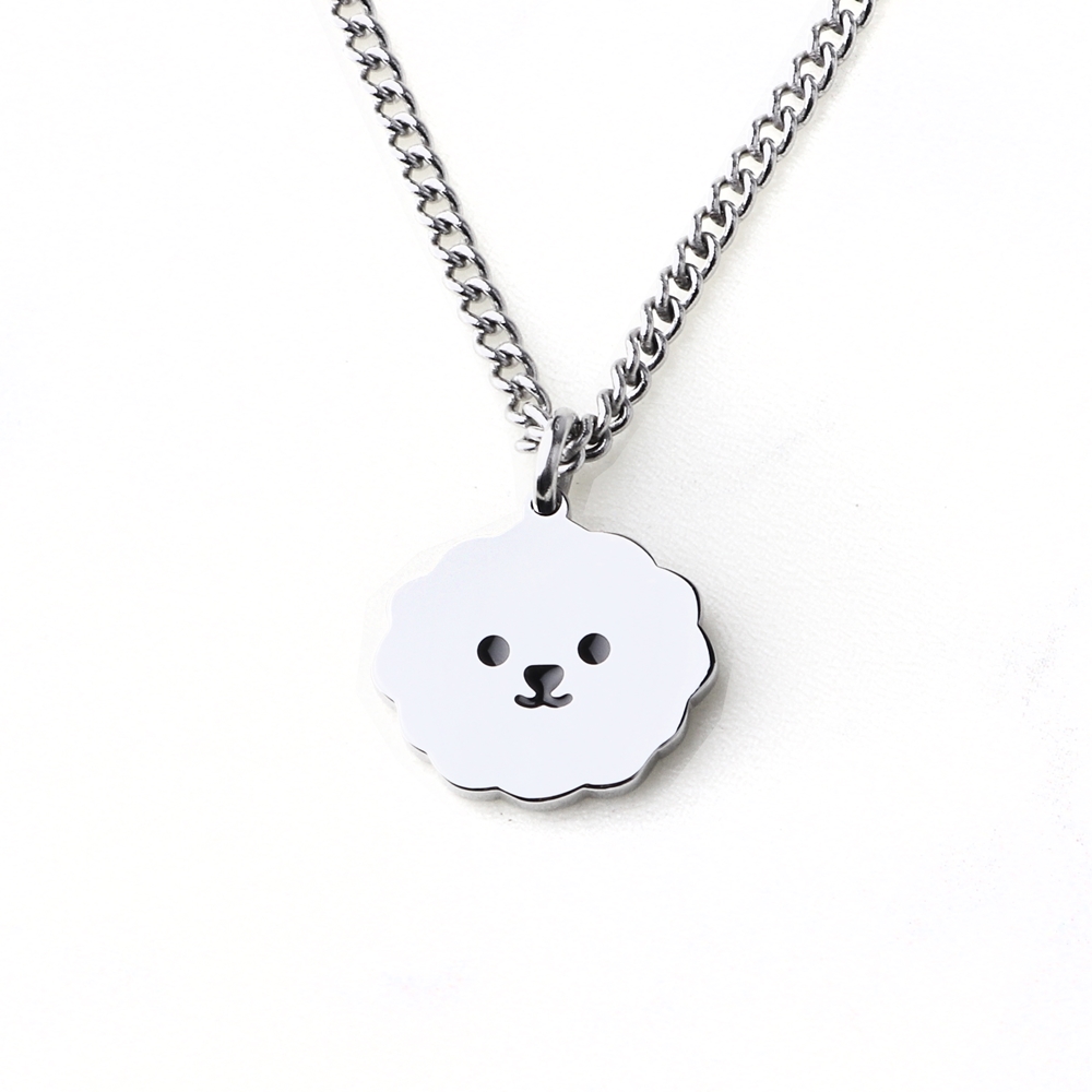 수줍은곰 써지컬스틸 미아방지 목걸이 아기 유아 어린이