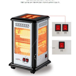 사무실 난로 전기 히터기 업소용 난로 오방향난로 거실난방 개봉기 | 실사용 후기 - 상품 이미지 2