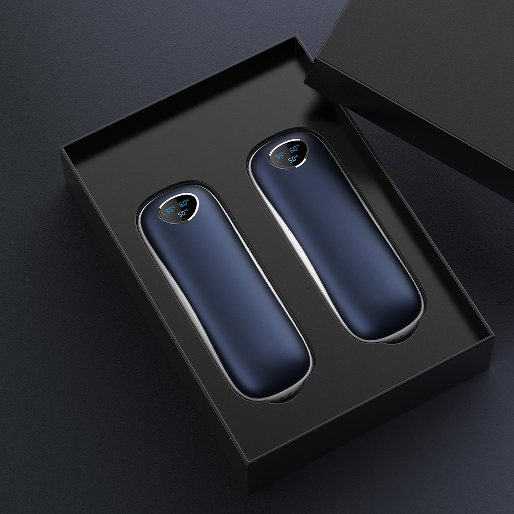 에디토 양손 충전식 손난로 보조배터리 트윈 USB 뜨거운 손날로 전기 핫팩 10000 - 상세 이미지 2