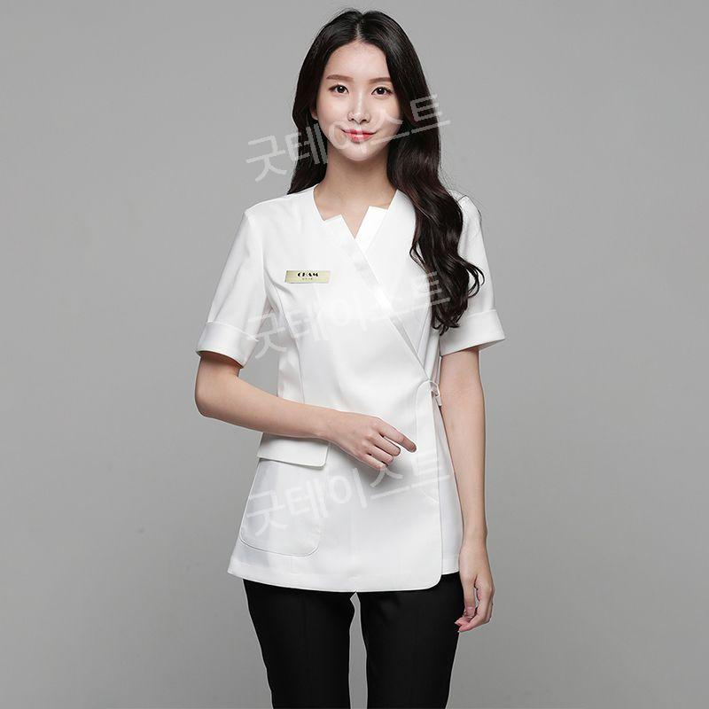 에스테틱 피부관리사 피부과 유니폼 뷰티샵 코디네이터 피부샵 - 상세 이미지 2