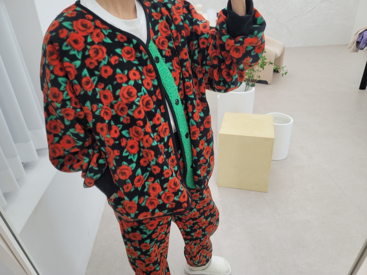 장미 깔깔이 조거팬츠 셋업 상하복 - 상세 이미지 5
