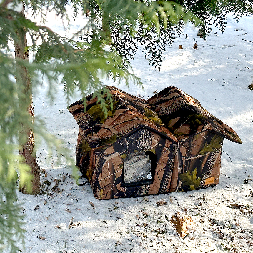 길고양이 길냥이 강아지 겨울 실외 야외 방수 급식소 하우스 숨숨집