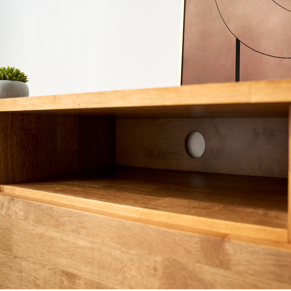 가구본 다미안 오픈 원목 거실장 2000