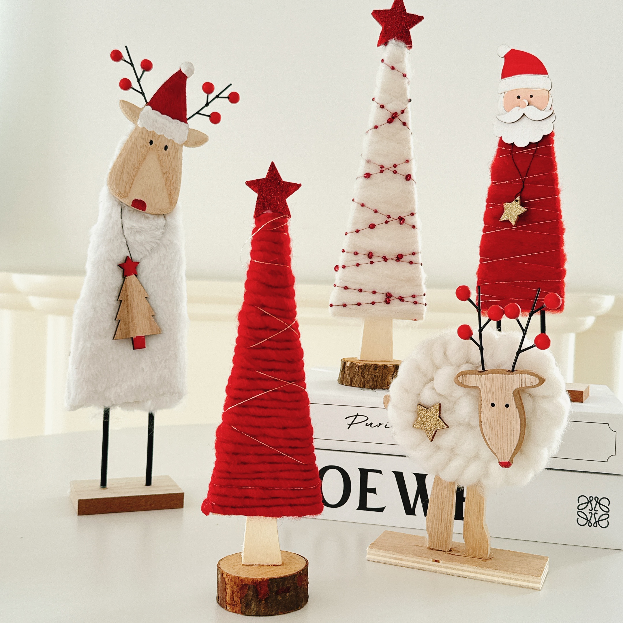 로즈소녀하우스 크리스마스소품 데코 미니어처 장식 소품