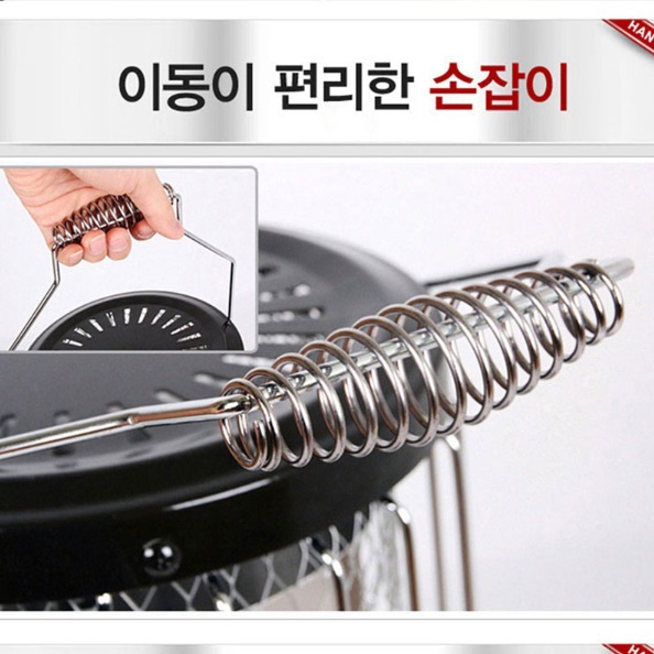원통형히터 매장용 히터 영업용난로 매장 히터기 식당난로 - 상세 이미지 2