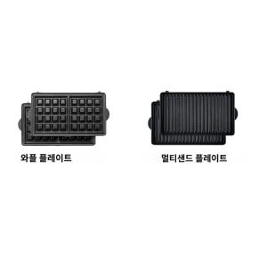 Vitantonio 분리형 와플 메이커 가정용 크로플 기계 샌드위치 플레... 개봉기 | 실사용 후기 - 상품 이미지 3