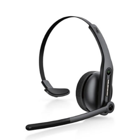 브리츠 USB 충전 고감도 마이크 핸즈프리 블루투스 무선 헤드셋_블랙 화상회의 전화상담