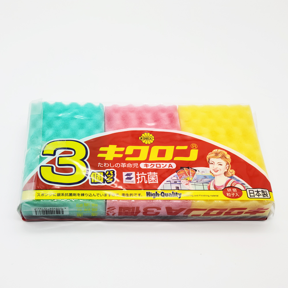 일본수세미 거품잘나는 수세미 우레탄 일제 3개입 - 상세 이미지 2