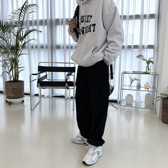 카고트레이닝팬츠 와이드트레이닝팬츠 통넓은바지 이미지 7