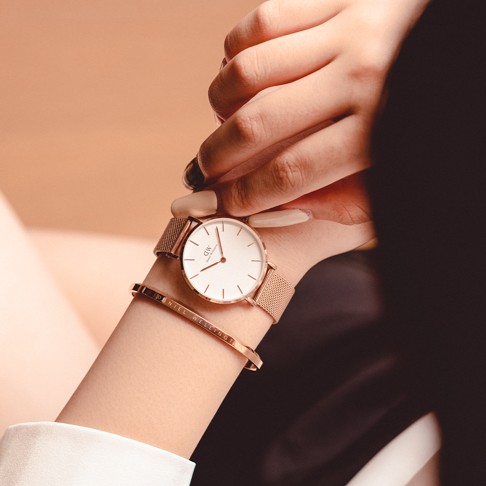 다니엘 웰링턴 PETITE MELROSE DW시계 로즈골드 메탈워치