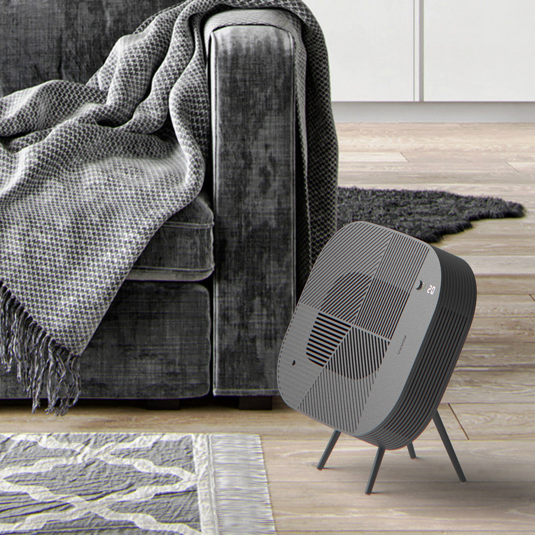 콤마 공기청정기 로브 세트형 안방 아이방 소형 LOV01-2106 라이트차콜