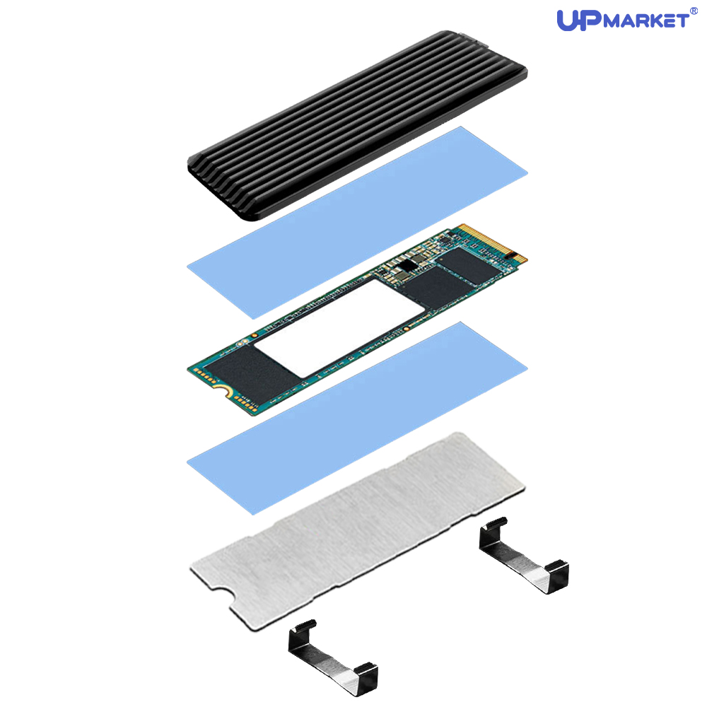 PS5 SSD 방열판 NVMe M.2 알루미늄 메모리방열판 - 상세 이미지 2