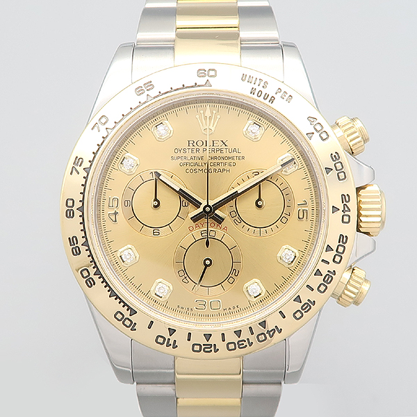 Rolex(로렉스) 116503 코스모그래프 데이토나 40MM 샴페인판 베젤 8P 다이아 콤비 남성용 시계 : 고이비토1