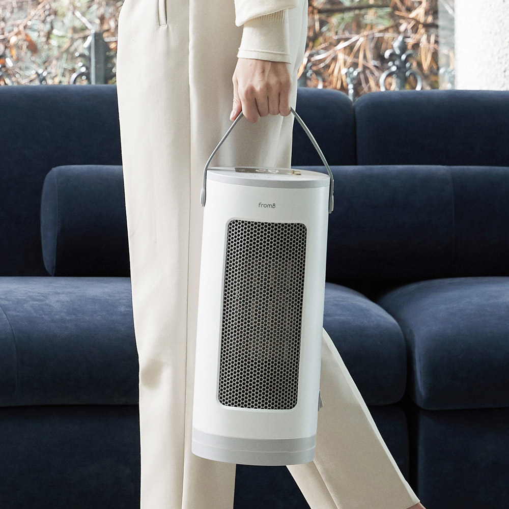 프롬비 히터팬 전기온풍기 FC189 화이트