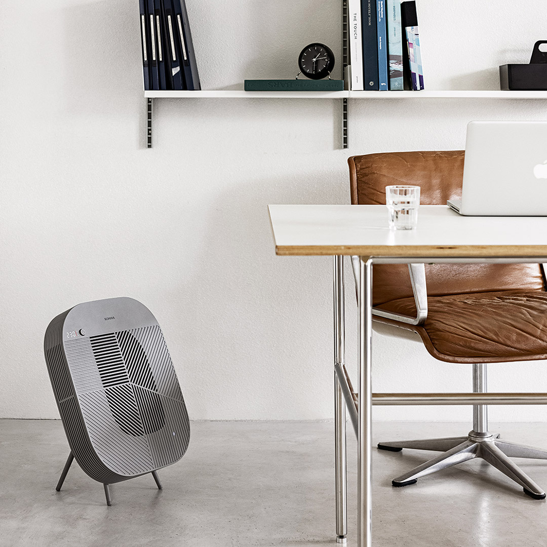 콤마 공기청정기 로브 세트형 안방 아이방 소형 LOV01-2106 라이트차콜